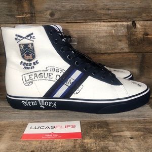 NEW Polo Ralph Lauren Solomon II Men’s Shoes Blue